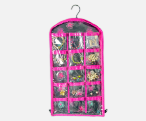 Organizador de accesorios | Negro y fucsia