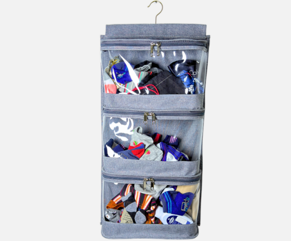 Organizador de ropa interior colgante | Gris