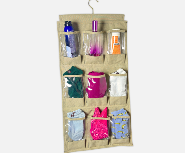 87 Organizador de ropa interior colgante | Beige